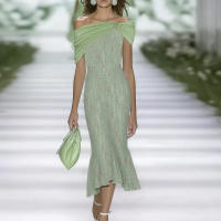 Vestido Largo para Mujer 2025 Miravia Estampado Elegante para Oficina/Fiesta - details 12