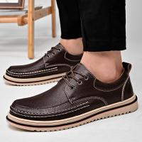 Zapatos informales que combinan con todo para hombre, zapatos bajos de cuero, zapatos de trabajo al aire libre - details 9