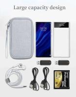 Bolsa Digital portátil de viaje, cargador, Cable de datos, organizador USB, bolsa de almacenamiento de accesorios electrónicos impermeable - details 3