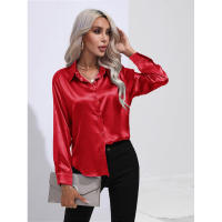 Camisa de satén para mujer, blusa de manga larga, nuevo estilo primavera/verano, ropa de mujer - details 16