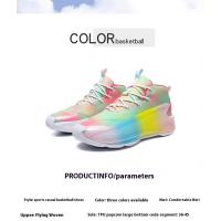 Zapatos De Baloncesto Para Hombres Edwards Generation Rainbow Deportivos Casuales Con Absorción De Impacto Suela De Goma Talla Verdadera - details 8