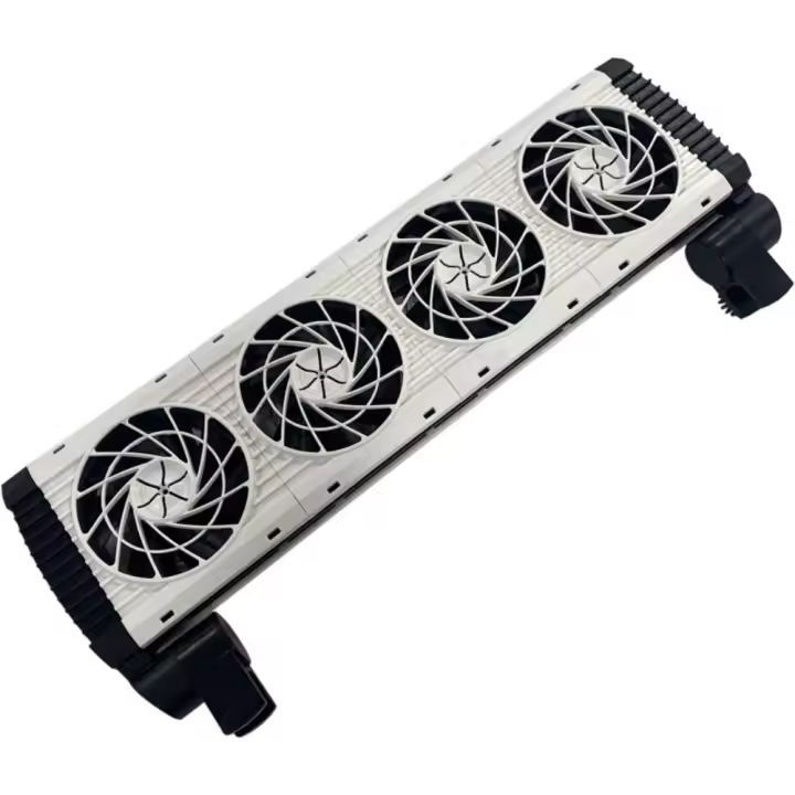 Ventilador de refrigeración para tanque de peces, 1/2/3/4/5 cabezales, UE/EE. UU./Reino Unido, velocidades ajustables, enfriador de acuario, Reduce el calor, poco ruido - 1