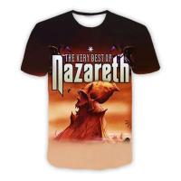 Camiseta con estampado 3D de Nazareth Band para hombre y mujer, camiseta de manga corta con movimiento Haruku Hip Hop, secado rápido y transpirable - details 5