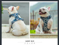 Truelove-Arnés floral sin tirones para mascotas, cinturón de tela de algodón suave transpirable y reflectante, compatible con gatos y perros pequeños o medianos, accesorio de caminar y correr, referencia TLH5655 - details 10