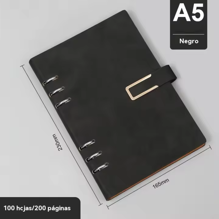 oklets-Archiver A5, funda impermeable de PU, cuaderno A5, 100 hojas - 1