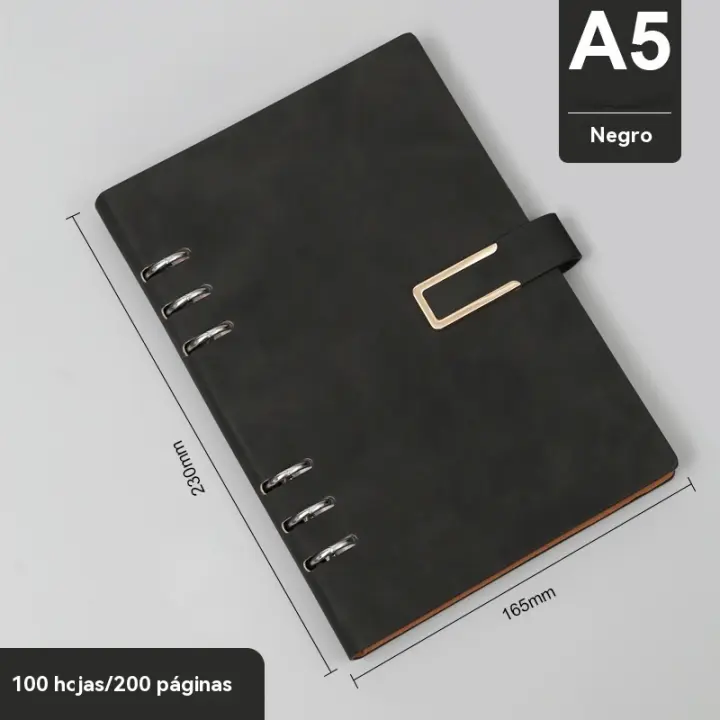 oklets-Archiver A5, funda impermeable de PU, cuaderno A5, 100 hojas - 1
