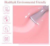 BOZLIN-Kit de Gel semipermanente UV LED para uñas, barniz para manicura, 12 piezas, Color rosa transparente - details 5