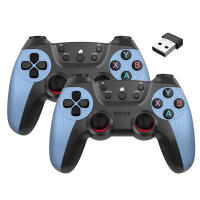 BLUEKAKA Juego de 2 mandos inalámbricos para PC, Joystick de mano para TV, ordenador, Android, mando a distancia con adaptador adicional - details 6