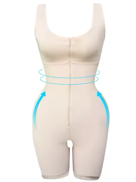 Faja Moldeadora de Cintura para Mujer Entrenador de Cintura, Levantador de Glúteos, Reductor de Músculos, Control de Barriga, Ropa de Realce - 1