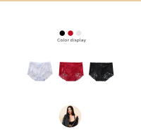 Sujetador De Talla Grande Para Mujer, Bragas De Encaje De Cintura Media, Ropa Interior Transparente, Sexy, Sueva y Cómodo - details 1
