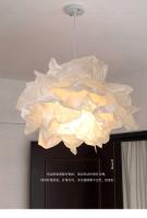 Colgante de papel estilo japonés Wabi Sabi, lámpara de línea colgante de arte para dormitorio, nube creativa medieval francesa, iluminación para restaurante - details 0