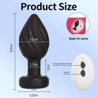 Leten Vibrador Anal 10 Velocidades Control Remoto Masajeador Prostatea - details 7