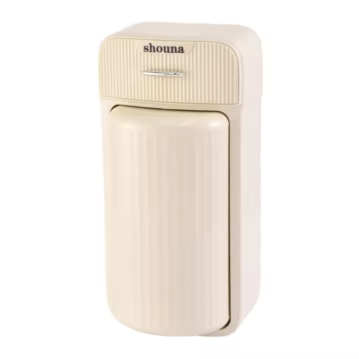 Organizador de cosméticos premium con soporte de pared giratorio de gran capacidad y tapa - 1