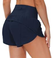 Pantalones cortos deportivos Lo de cintura alta de secado rápido para mujer, ropa deportiva para gimnasio, Yoga, correr,ciclismo - details 9