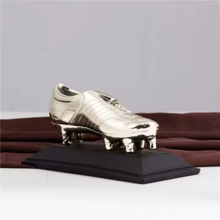 Trofeo del máximo goleador del partido de fútbol, ​​Premio Golden Boot, tres de oro, plata y bronce, suministros para fanáticos - 1
