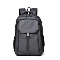 Mochila minimalista informal de negocios de gran capacidad, moderna, de nailon, personalizable, para estudiantes de secundaria. - details 1