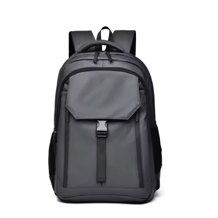 Mochila minimalista informal de negocios de gran capacidad, moderna, de nailon, personalizable, para estudiantes de secundaria. - 1