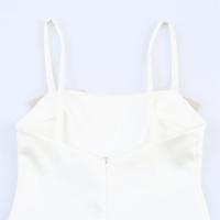 PB & ZA2025 dulce temperamento decorado con lazo sin espalda vestido suelto Falda corta novedad de verano ropa de mujer - details 6