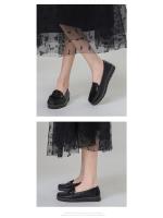 Zapatos sencillos de boca baja de un solo paso para mujer, nuevo estilo 2025, mocasines planos casuales versátiles para mujer - details 1