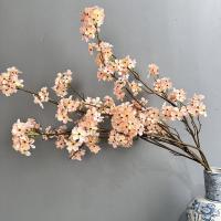 100 cm ramas de flor de pera artificiales flexibles elegantes ramas artificiales de invierno dulce flor de pera de seda hecha a mano de plástico - details 6
