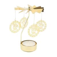 Velas Giratatorias de Metal en Formas de Copo de Nieve y Ángel Portavelas para Té Romántico, Boda, Decoración del Hogar en Navidad - details 24