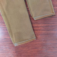Nessaj-pantalones de piel sintética de terciopelo fino para mujer, leggings de cuero PU ajustados, sexy, con bolsillo, Otoño e Invierno - details 4