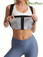 Camiseta sin mangas de neopreno para mujer, traje de sauna para mujer, chaleco de sauna, camiseta sin mangas, entrenador - details 6
