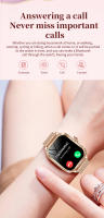 Reloj inteligente para mujer 1,75 pulgadas de AMOLED Superficie curva Pantalla,Reloj impermeable,Llamada inalámbrica Bluetooth,100 + imágenes personalizadas,Modo multideportivo,Regalos de navidad,regalos de año nuevo,regalos exquisitos para mujeres,2025 - details 11