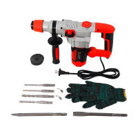 Martillo perforador de perfusión, 2200 W, 220 V, martillo de cincel, juego de brocas, martillo eléctrico con mala - details 5