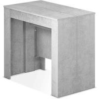 Mesa de Comedor Extensible Acabado en Gris Cemento Ideal para Sala de Estar o Cocina - details 4