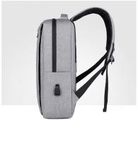 Mochila de viaje para hombre, morral con carga USB para ordenador portátil, impermeable para deporte al aire libre - details 10