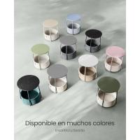 Mesa Lateral Redonda Moderna Espaciosa para Sala de Estar, Dormitorio, Mesita de Noche - details 60