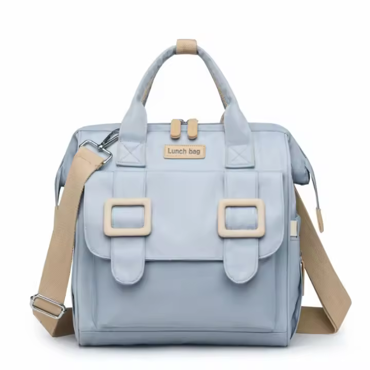 Bolsa de almuerzo multifuncional de moda y versátil salir mamá madre y bebé bolsa de picnic impermeable aislamiento térmico bolsa ligera para mujer - 1