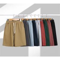 Pantalones Cortos Atléticos de Verano para Hombres Cintura Media, Cierre con Cordón, Bolsillos - details 0