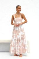 Vestidos largos de playa estampados para mujer, vestido largo bohemio con tirantes finos para vacaciones, informal, A-e, verano 2024 - details 11