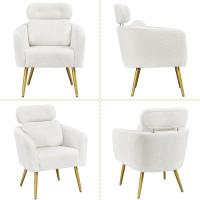Butaca de Salón con Reposacabezas Ajustable 3 Posiciones Diseño Ergonómico Soporte Lumbar - details 3