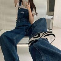 Monos de Denim Vintage MEXZT Pantalones de Lega Ancha para Mujer Estilo Callejero - details 2