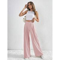 Pantalones de Oficina para Mujer de Cintura Alta y Piernas Anchos Cómodos y Elegantes - details 20