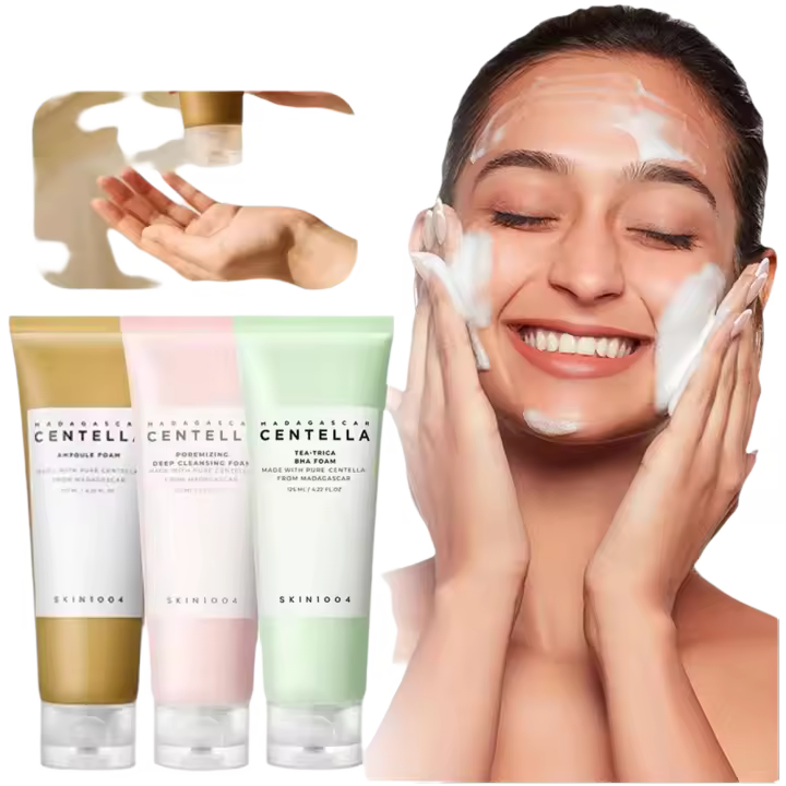 Limpiador Facial de Espuma de Limpieza Profunda de Centela Asiatica Control de Aceite - 1