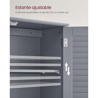 Armario de Pared para Baño Armario Colgante Armario de Almacenamiento con Estante Ajustable - details 11