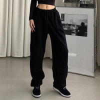 Pantalones de sandalia de pierna ancha para mujer, ropa, moda deportiva, adelgazante, informal, primavera y otoño - details 1