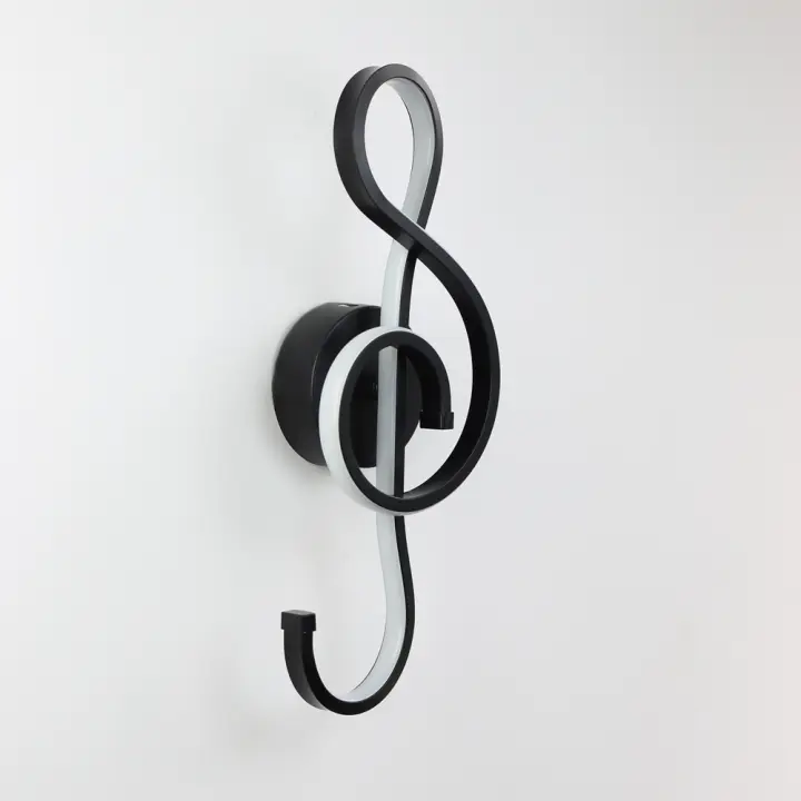 Lámpara LED de pared moderna, candelabro nórdico para dormitorio, sala de estar, 85-265V, 20W, decoración minimalista, iluminación interior - 1