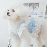 Vestido de Manga Fresco para Perros de Verano Ropa de Mascota de Encaje para Cachorros y Bichon Yorkie Suministros para Mascotas Sudaderas - details 9
