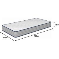 Visco Baby Almohada Invertible de Invierno-Verano Suavidad Gran Blanco - details 1