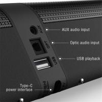 Barra de sonido para TV, con conexión AUX Altavoz Bluetooth/BT/OPT, caja de sonido 2 en 1 Separable, sistema de sonido para cine en casa, Radio FM - details 3