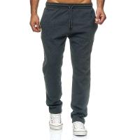 Pantalones casuales de moda para hombre de otoño e invierno, pantalones deportivos casuales de terciopelo cepillado de color sólido. - details 12