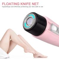 Mini depiladora eléctrica portátil, afeitadora Personal, maquinilla de afeitar indolora para el cuerpo Facial, axila, Bikini, depilación para mujeres 15 #   906 - details 7