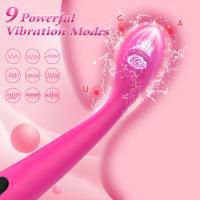 Vibrador de punto G para mujer, consolador estimulador del clítoris, cuentas con pantalla LCD y 9 vibradores, Juguetes sexuales para adultos - details 9