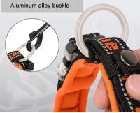 Truelove-Collar de nailon reflectante para mascotas, hebilla Duraflex resistente, para perros pequeños, gatos y grandes, para viajar, correr, caminar a campo traviesa, TLC50121 - details 5