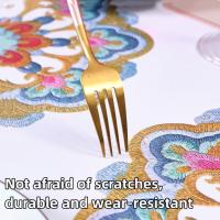 Tablecloth cover tablecloth waterproof, oil-proof and anti-slip tablecloth 4/6/8/10 seats - details 1